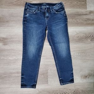 Silver suki skinny crop jeans